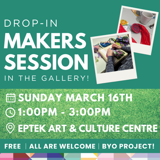 Poster announcing Makers Session March